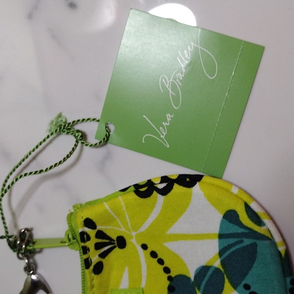 Vera Bradley Limes Up Clip Zip ID Pouch NWT - Picture 3 of 7